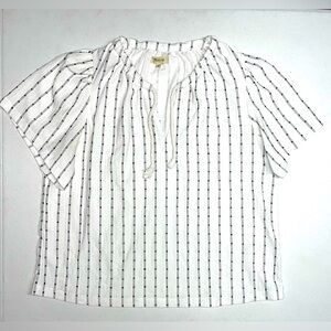Madewell Tie Front Top